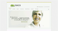 Desktop Screenshot of mariaponte.com